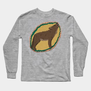 Paper craft coyote Long Sleeve T-Shirt